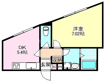 ハイツまほろば 間取り図
