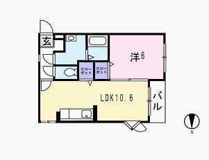 レーゲンボーゲン大美野 間取り図