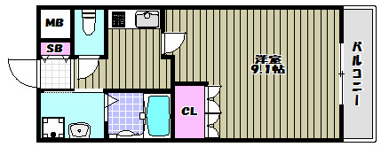 パームヒルズ  間取り図