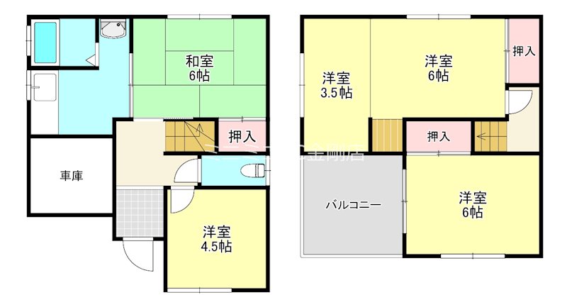 辻之戸建 間取り図