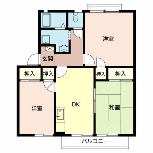 メゾン栄. 間取り図