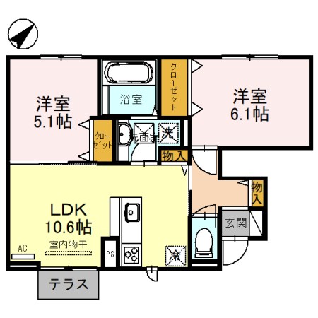 Honu・Rupos 間取り図