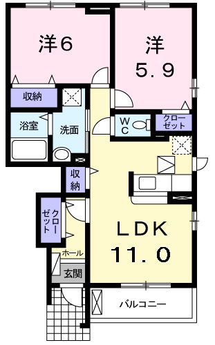 メゾン　リュミエール 間取り図