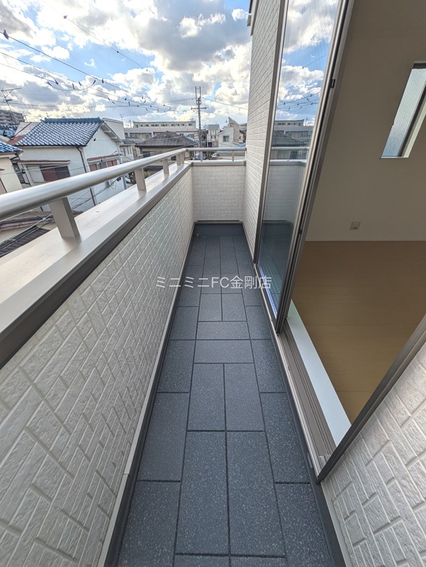 堺市東区南野田戸建 ベランダ