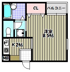 ハイツサンマルク 間取り図