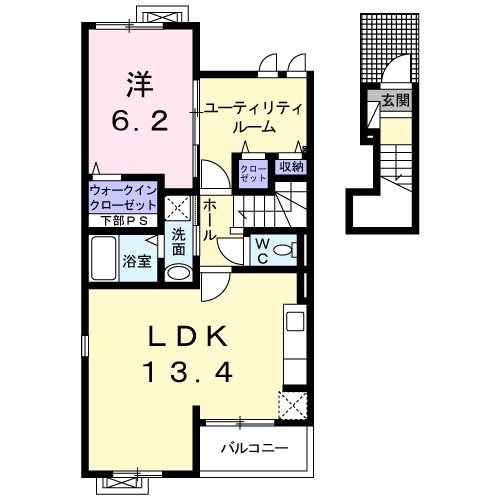 スペーシアⅠ号館 間取り図