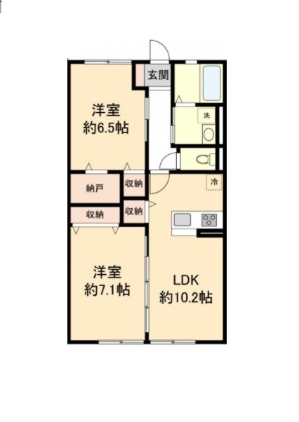 Dear　Court 間取り図