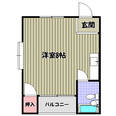 ラフィーネ1号館 間取り図