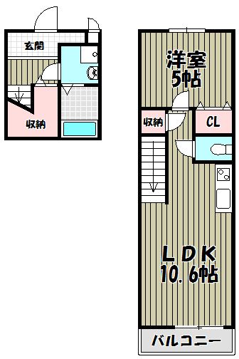 スリーハーブズ谷佐 間取り図