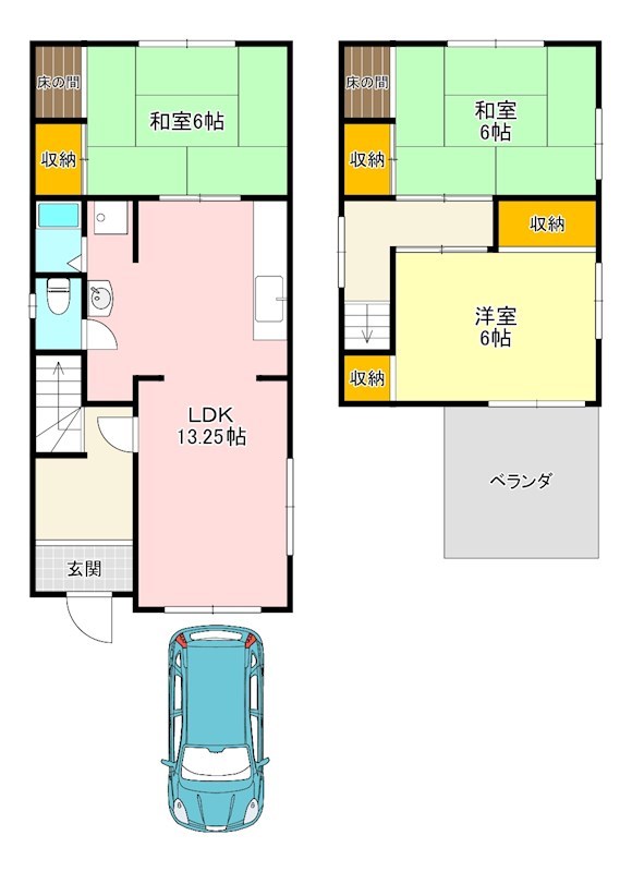 西板持町戸建 間取り