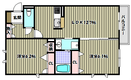 シャーメゾン本多町スタイル 間取り図