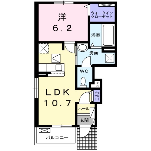 プログレスⅢ 間取り図