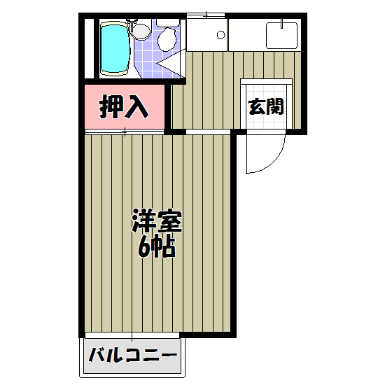 サンライフ甲田 間取り図