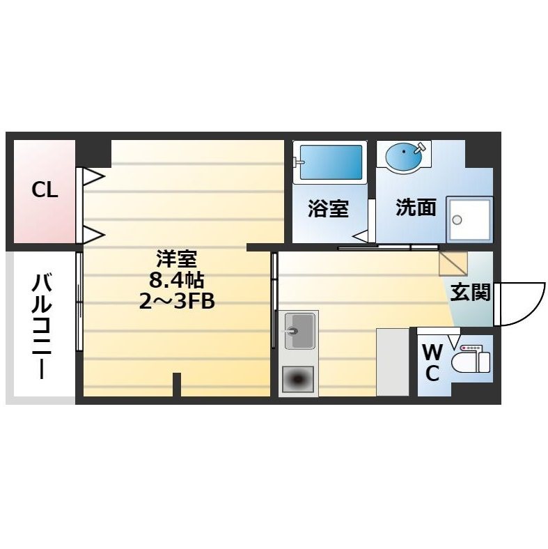 エヌエムキャラントサンクノース 間取り図