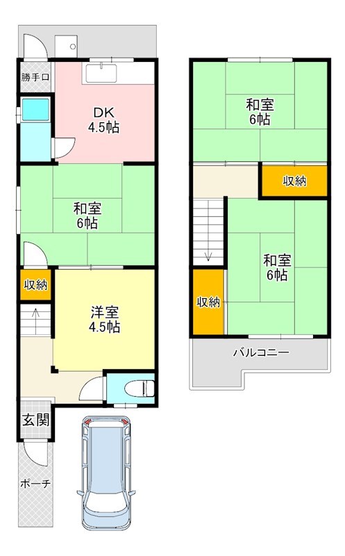 日置荘原寺町戸建 間取り図