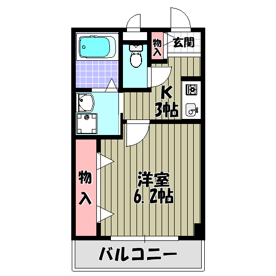 ヴィラナカヤマ 間取り図