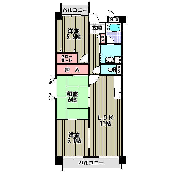 アーク・コート 間取り図