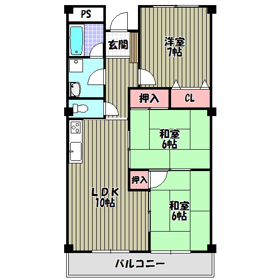 日吉マンション 間取り図
