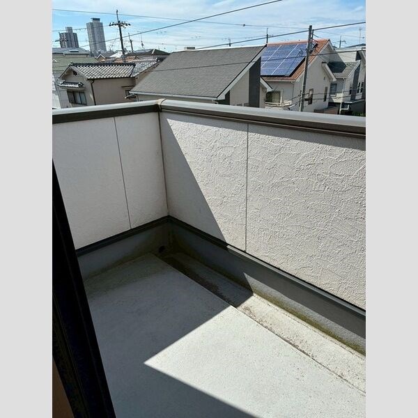 堺市美原区南余部貸家 ベランダ