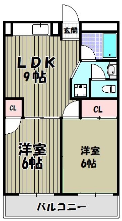 クレセントカシダⅡ 間取り図
