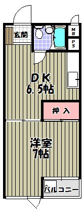 ニューハイツ松川 間取り図