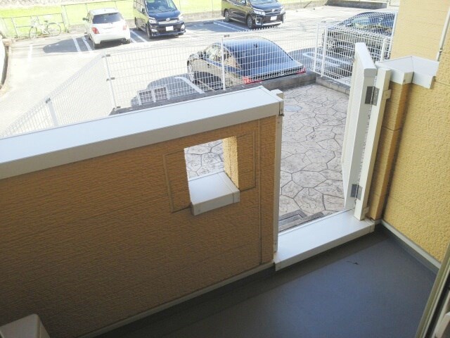 カルム　オーブ ベランダ