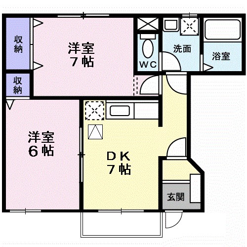 ティンカーベルハイム 間取り図