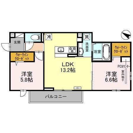 raffinato(ラッフィナート)金剛 間取り図