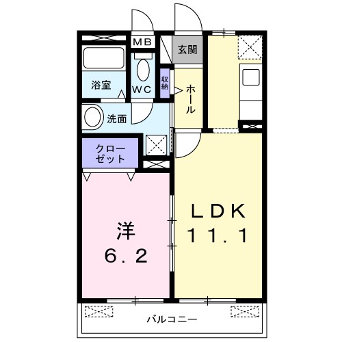 アミティエⅡ 間取り図