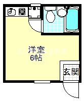 多田北野田マンション 間取り図