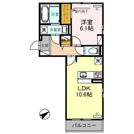 パストラル大美野 間取り図