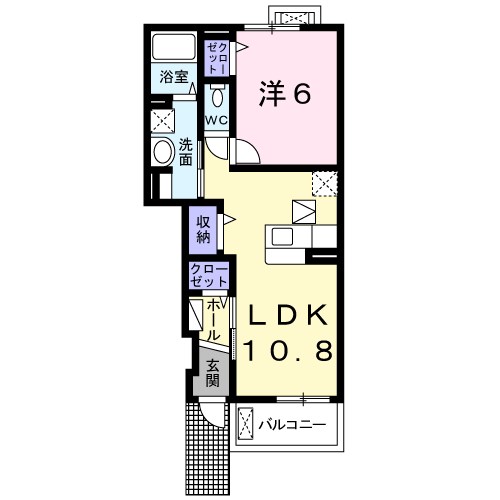 ユング　フラウⅢ 間取り図