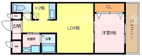 セカンドパレス 間取り図
