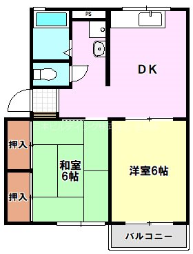 エクセレントTAKA　B棟 間取り図