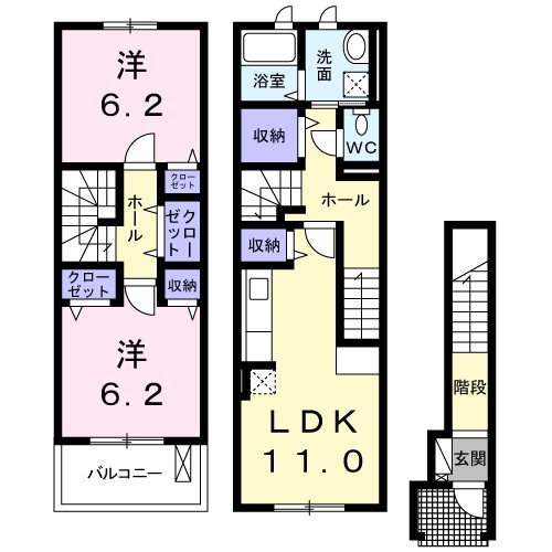 スマート　ハズ 間取り図