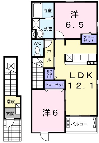 サニーヒル青南台 間取り図