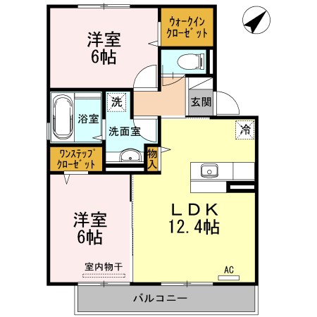 アンジュール 間取り図
