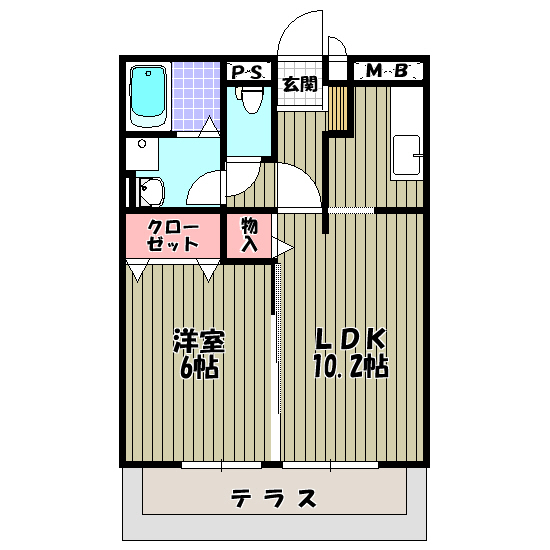 プチグリーン 間取り図