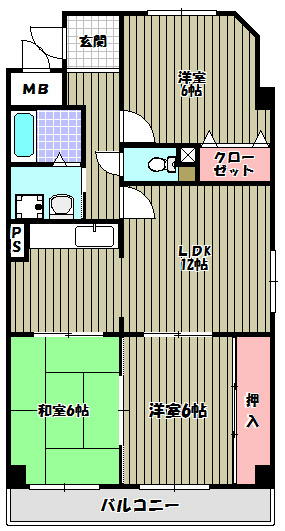 プレアデス 間取り図