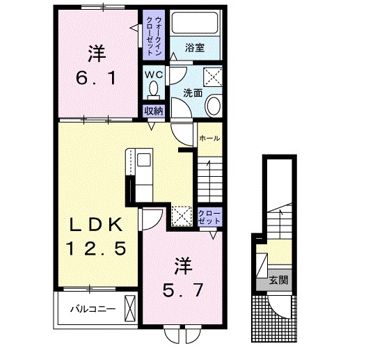 ラ・カーサ　セレーナ 間取り図