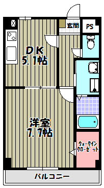 ユングフラウ Ⅱ 間取り図