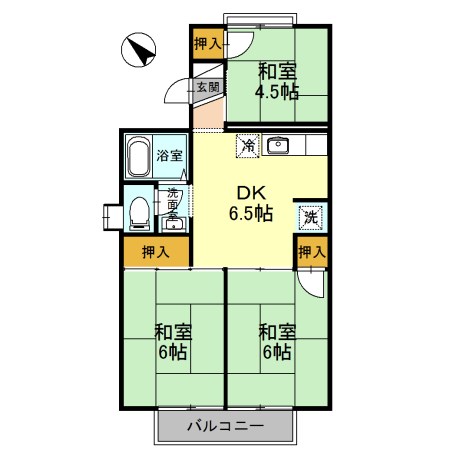 サントス泉ヶ丘 間取り図