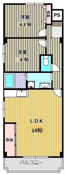 パークレジデンス北野田 間取り図