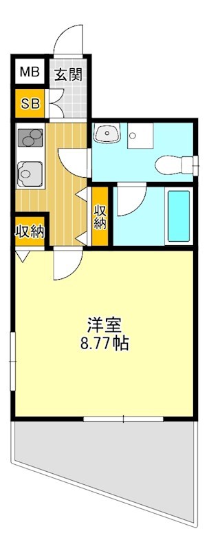 プロスパーハイツ深井 間取り図