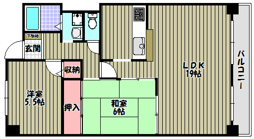 ブエナビスタ和泉中央 間取り図