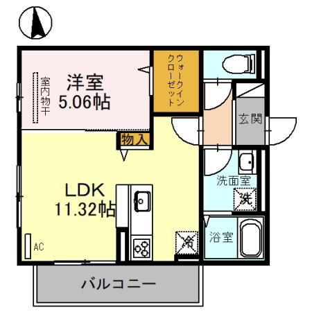 ラ・メゾン狭山 間取り図
