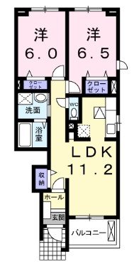 ソレイユ　和泉中央 間取り