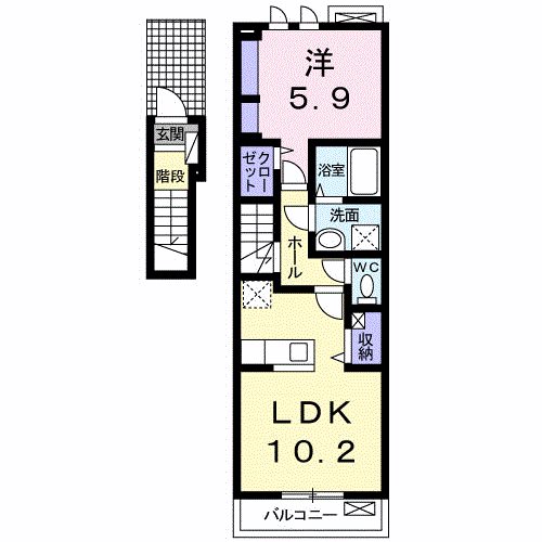 ガーデンハイツ大喜 間取り図