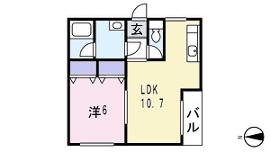 レーゲンボーゲン大美野 間取り図