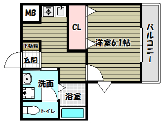 ヴィラナカヤマ 間取り図